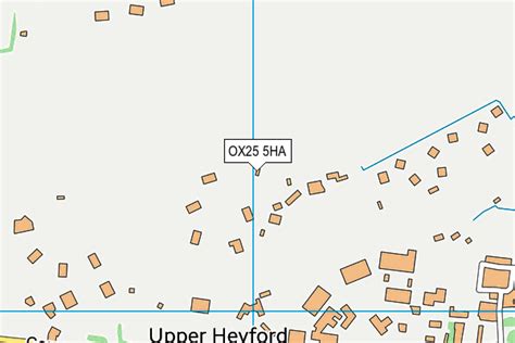 ox25 5ha|Map of OX25 5HA postcode .